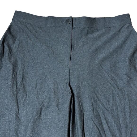 Eileen fisher system lightweight washable stretch crepe wide leg pant black new - Picture 5 of 12